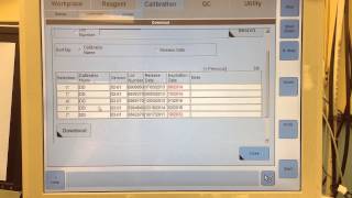 How to download a new lot of calibrator for the Cobas 6000 [upl. by Lyn]