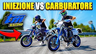 TM 125 a CARBURATORE vs INIEZIONE  CHI VA PIÙ FORTE 🏁 [upl. by Ahsoj]