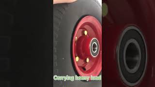 10 inch solid rubber wheelQingdao major tools factory Pneumatic wheelpu foam wheel [upl. by Hyde]