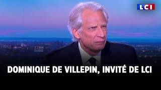 quotUne escalade qui peut être mortellequot  la mise en garde de Dominique de Villepin sur LCI [upl. by Kolnick]