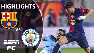 Barcelona vs Manchester City in Orlando  Highlights  ESPN FC [upl. by Noell]