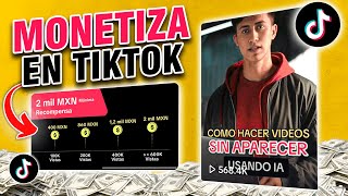 Como MONETIZAR TikTok con videos 2024 Nueva herramienta [upl. by Natsirhc575]