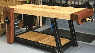 Ultimate Woodworking Workbench Build  Woodbrew [upl. by Andromeda]