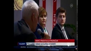 NOVA TV  Vijesti  panel na VERNu quotDržavni proračunquot  432016 [upl. by Ahsaele]