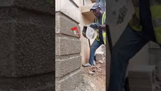 How to apply Tyrolean on external walls [upl. by Sparkie114]