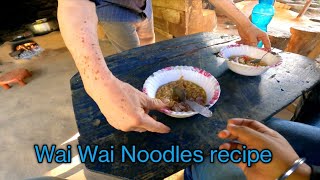 Authentic Egg Wai Wai noodles Recipe in Aselea II Offbeat Destination Mirik [upl. by Ecnahoy555]