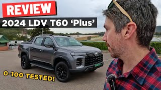 2024 LDV T60 Max Plus review 0100 amp POV test drive [upl. by Haydon146]