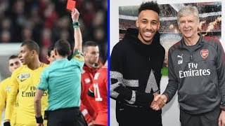 MBAPPÉ PREND UN ROUGE ET PÉTE UN CABLE EN SORTANT DU TERRAIN  AUBAMEYANG A ARSENAL OFFICIEL ZI381 [upl. by Singer]