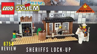 LEGO Western Sheriffs LockUp 6755 Review [upl. by Etana]