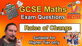 Rates of Change incl Tangents  GCSE Maths Exam Questions Higher Tier Only [upl. by Rask]