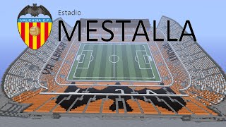 Estadio Mestalla Minecraft [upl. by Conney]