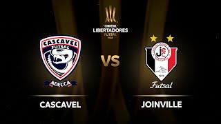 TRANSMISIÓN EN VIVO CASCAVEL vs JOINVILLE  FINAL DE LA CONMEBOL LIBERTADORES FUTSAL 2023 [upl. by Andrei102]