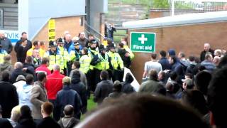 Burton v Grimsby 080510 Trouble Flares Up [upl. by Eillil]