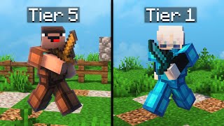 Fighting Every Tier In UHC PvP [upl. by Ordnasil]