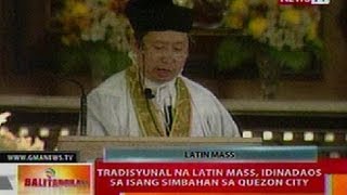 BT Tradisyunal na latin mass idinadaos sa isang simbahan sa QC [upl. by Edythe]