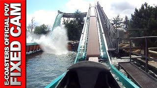 Ripsaw Falls Slagharen  Water Attraction POV On Ride Flume Ride Reverchon Theme Park Netherlands [upl. by Zitah]