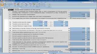 Tax Form 941  Line 5  Taxable Social Security Wages  Video [upl. by Claudia598]