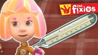 The Fixies ★ The Thermometer Pus Fixies Songs ★ Fixies English  Videos For Kids [upl. by Lletnohs507]