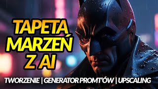 Tapeta marzeń z AI Tworzenie  Generator Promptów  Upscaling Poradnik [upl. by Cut804]