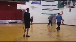 Rechnitz Twins Play Basketball Against NBA Los Angeles Lakers Players [upl. by Aihtyc]