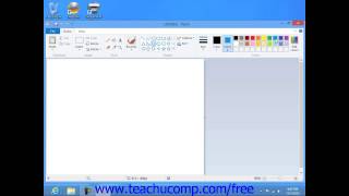 Windows 8 Tutorial Drawing Shapes and Lines in Paint Microsoft Training Lesson 82 [upl. by Holtz]