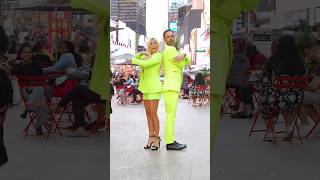 Lil Boo Thangs in Times Square😱  Montana Tucker and Nick Kosir dance nyc shorts [upl. by Ainnat]