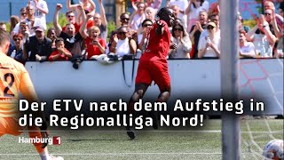 Nach dem ETVAufstieg in die Regionalliga Nord Trainer Khalid Atamimi im Hamburg 1Interview [upl. by Eilram]