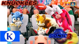 Sonic Tails amp Knuckles At Nickelodeons Super Bowl LVIII Telecast [upl. by Susumu]