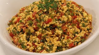 Jain Paneer Bhurji  Sanjeev Kapoor Khazana [upl. by Aurilia]