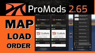 Promods 2 65 for Euro truck simulator 2 map load orderstep by step Installation guide [upl. by Minta]