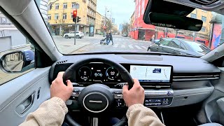 2024 Hyundai KONA hybrid  16l 141hp   POV Test Drive  Consumption Part 2 [upl. by Esinyt829]