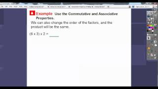 Associative Property of Multiplication  Lesson 46 [upl. by Narcis6]