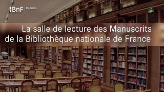 La salle de lecture du département des Manuscrits de la Bibliothèque nationale de France [upl. by Aniryt267]