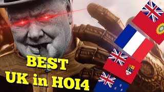 CHURCHILL AND THE quotALLIES GAUNTLETquot BEST UK IN HOI4  HOI4 Multiplayer [upl. by Tarsuss]