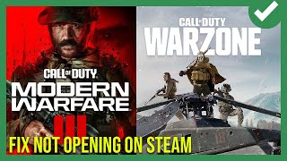 How to Fix COD MW3 and Warzone Not Launching STEAM [upl. by O'Malley]