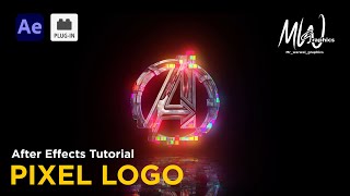 After Effects Tutorial Particles Logo amp Text Animation  Simple Way  No Plugin [upl. by Eanaj]