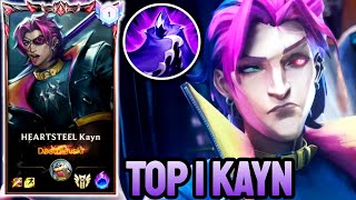 WILD RIFT KAYN  TOP 1 KAYN GAMEPLAY  GRANDMASTER RANKED [upl. by Eltsyrc855]