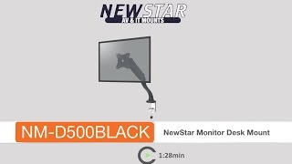 Neomounts NMD500BLACK FLAT SCREEN MONITOR DESK MOUNT [upl. by Laamak]