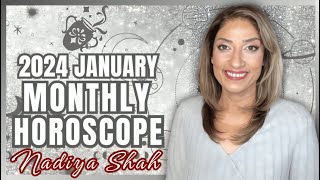 ♒️ Aquarius January 2024 Astrology Horoscope by Nadiya Shah [upl. by Haskell140]