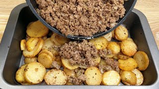 einfaches und schnelles Rezept Kartoffeln mit Hackfleisch erfreuen die ganze Familie [upl. by Jaenicke909]