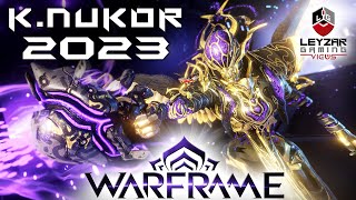 Kuva Nukor Build 2023 Guide  Time To Melt Everything Warframe Gameplay [upl. by Gwynne]