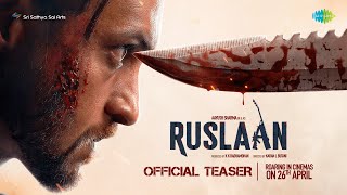 Ruslaan Official Teaser  Aayush Sharma Jagapathi Babu Sushrii  Karan B  Radha Mohan  26th Apr [upl. by Jory946]