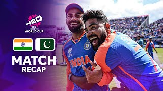 India orchestrates memorable win over Pakistan  Match Recap  IND v PAK  T20WC 2024 [upl. by Nara689]