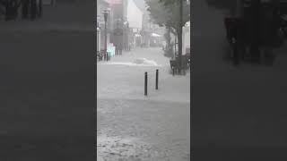 Heftige Überschwemmungen in Coesfeld NRW shortsfeed shorts coesfeld flood unwetter gewitter [upl. by Hgiel]