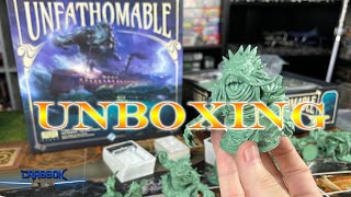 Unfathomable  Whats In The Box Board Game Unboxing [upl. by Notyep]