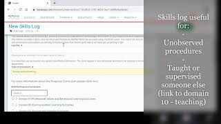 RCPCH ePortfolio  Skills log [upl. by Mccutcheon598]