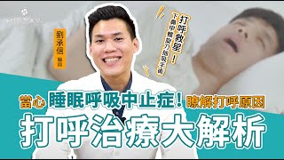 【打呼治療大解析】當心睡眠呼吸中止症！瞭解打呼原因｜萊佳 劉承信醫師 [upl. by Small870]