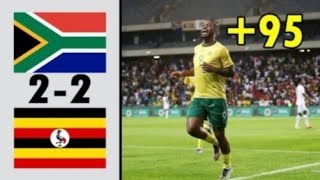 Bafana bafana vs Uganda 22 Highlights Veli Mothwa Disappoint Thalente Mbatha Goal [upl. by Sobel]