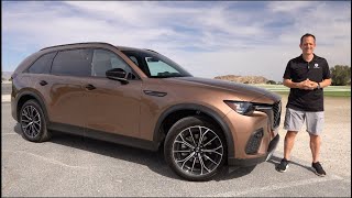 Is the 2025 Mazda CX70 a 2row luxury sport midsize SUV worth the PRICE [upl. by Lorin]