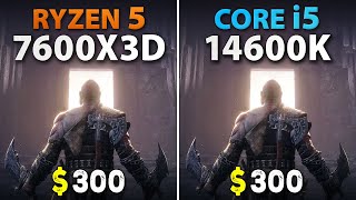 Ryzen 5 7600X3D vs i514600K  Test in 10 Games [upl. by Orms]